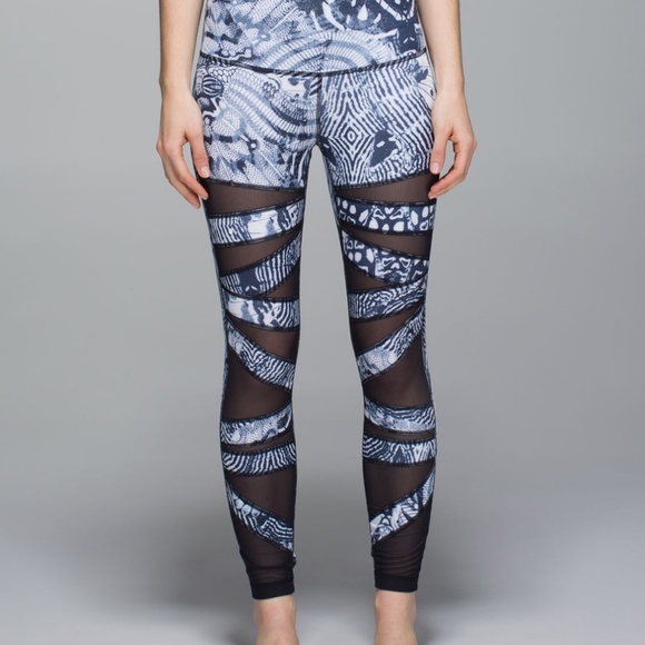 Rare Lululemon Wanderlust Highest Times Mesh Pant - Picture 8 of 8